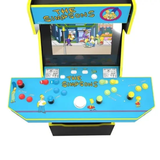 Arcade1Up The Simpsons Home Arcade with Riser and Stool image {5}