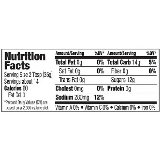 Bulls Eye BBQ Sauce Honey, 17.5 oz image {2}