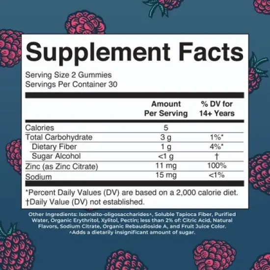 MaryRuth's Zinc Gummies, 60 ct image {1}