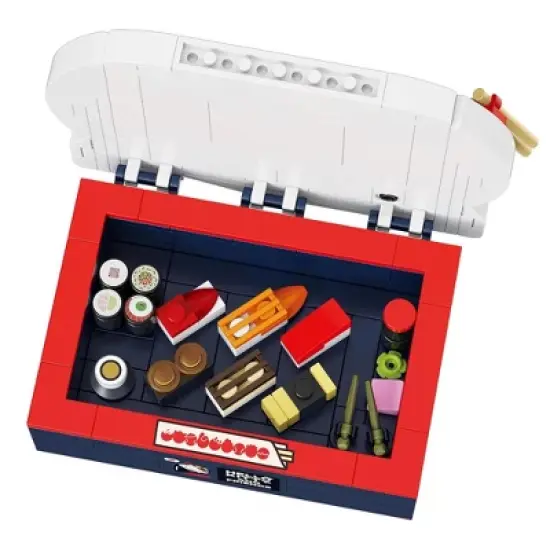 Brickcraft Sanrio Hello Kitty Bento Box 191 Piece Brick Building Set image {3}