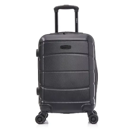 DUKAP Sense Lightweight Hardside Carry On Spinner Suitcase - Black image {1}