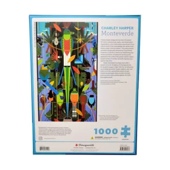 Pomegranate Charley Harper: Monteverde Jigsaw Puzzle - 1000pc image {3}
