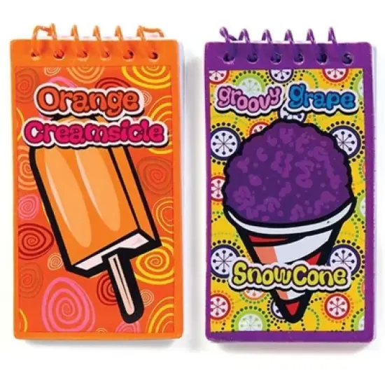 Fun & Functional! Scented Eraser Memo Pads with Covers (4 Pack) image {1}
