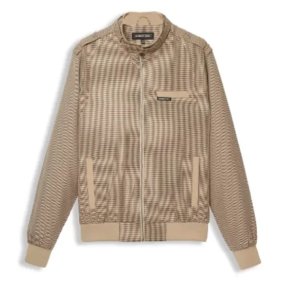 Members Only - Men's Clinton Houndstooth Iconic Racer Jacket image {4}