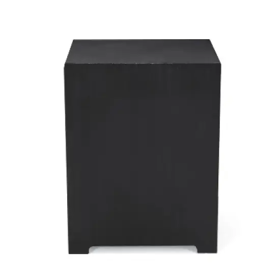 Wellington Outdoor 50000 BTU Rectangular Fire Pit with Tank Holder Brushed Black - Christopher Knight Home image {8}