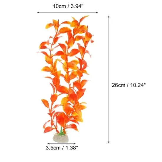 Unique Bargains Aquarium Plants Decorations Artificial Aquatic Plant 10.24" 1 Pcs image {3}