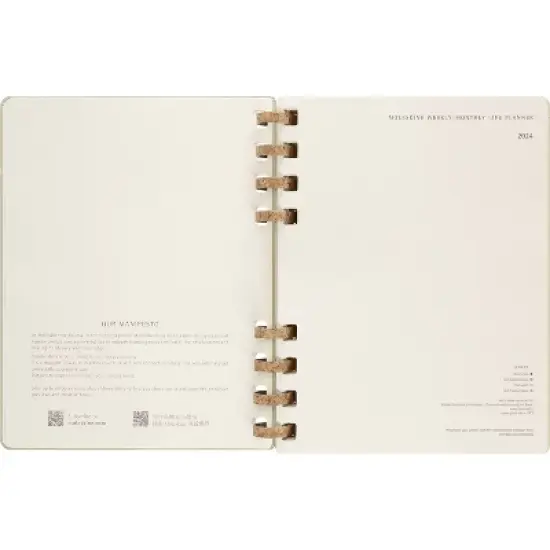 Moleskine 2024 Weekly Planner Spiral XL 10"x7.55" Kiwi image {3}