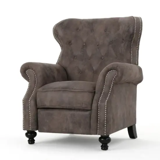Walder Tufted Recliner - Christopher Knight Home image {1}