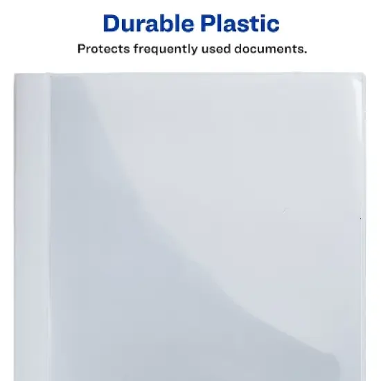 Avery Presentation Book 12 Pockets 8-1/2"x11" White 47671 image {5}