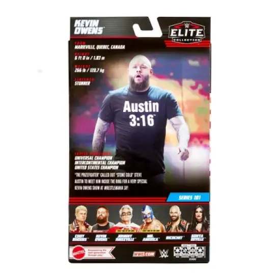 WWE Elite 101 as Stone Cold Kevin Owens Action Figure image {1}