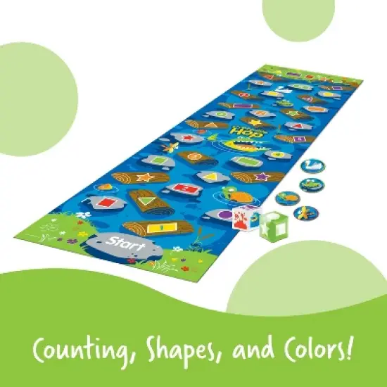 Learning Resources Crocodile Hop Floor Game - Ages 3+ Indoor Games for Toddlers, Gross Motor Skills Toys for Kids, Preschool Learning Activities image {1}