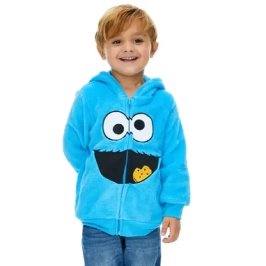 Sesame Street Cookie Monster Fleece Hoodie Toddler  image {1}