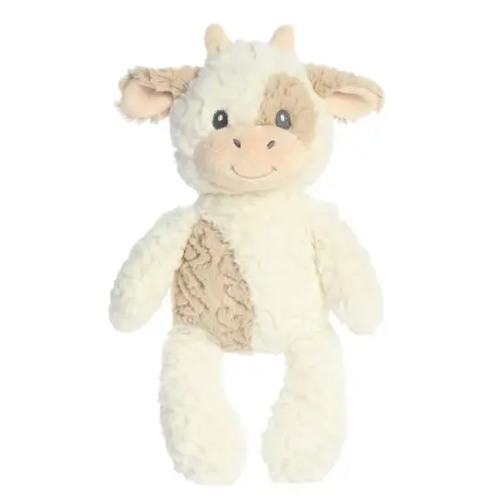 ebba Huggy Collection 13" Clover Cow White Stuffed Animal image {5}