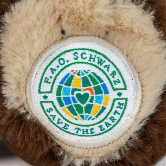 FAO Schwarz Toy Plush Sustainable Bear 10" image {7}