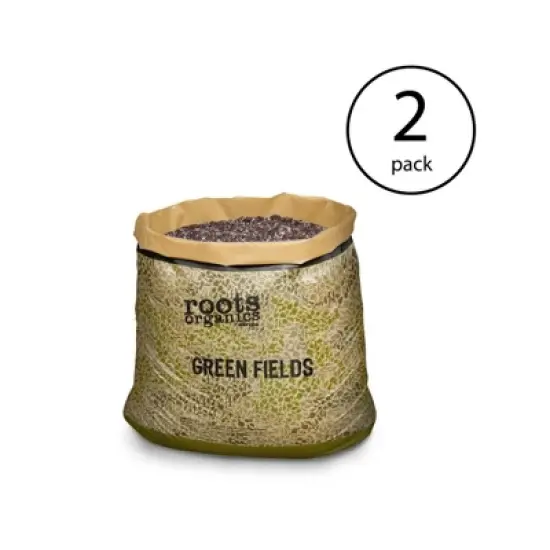 Roots Organics ROGF Green Fields Hydroponic Garden Potting Soil, 10 Gal, 2 Pack image {1}
