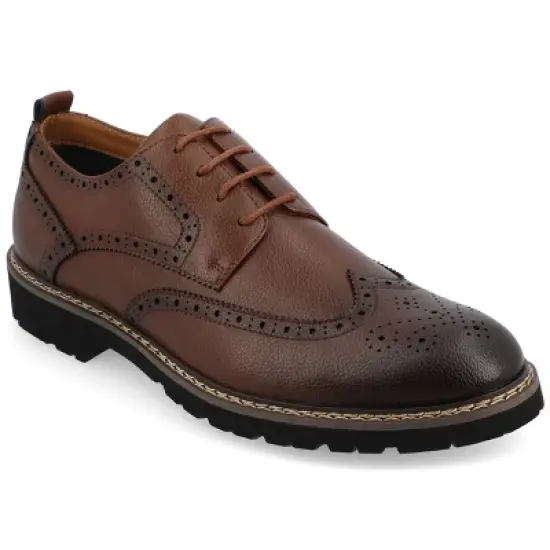 Vance Co. Campbell Tru Comfort Foam Wingtip Lace-up Derby image {11}