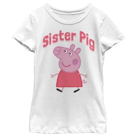 Girl's Peppa Pig Sister Pig T-Shirt image {3}