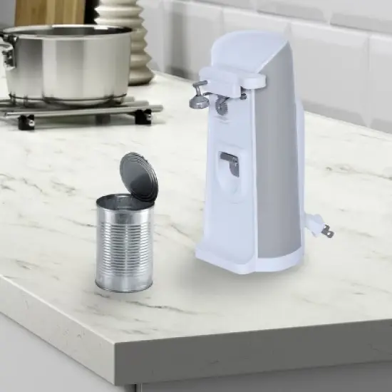 Brentwood Extra Tall Electric Can Opener in White image {6}