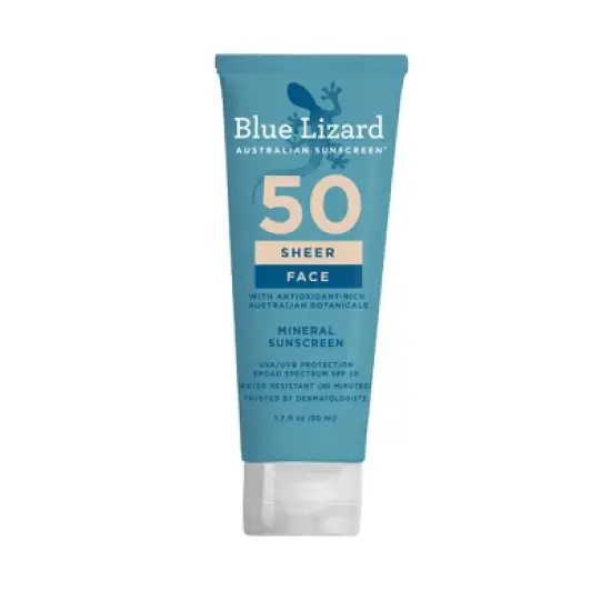 Blue Lizard Sheer Face Mineral Sunscreen Lotion - SPF 50 - 1.7 fl oz image {11}