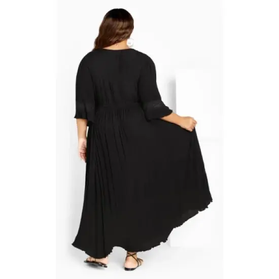 Women's Plus Size Cadence Dress - Black | AVEOLOGY image {2}