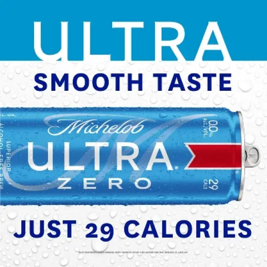 Michelob ULTRA Zero Non-Alcoholic Beer - 12pk/12 fl oz Cans image {2}