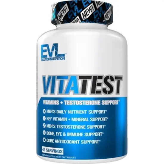 Evlution Nutrition VitaTest - Vitamins & Testosterone Support - 45 Servings image {4}