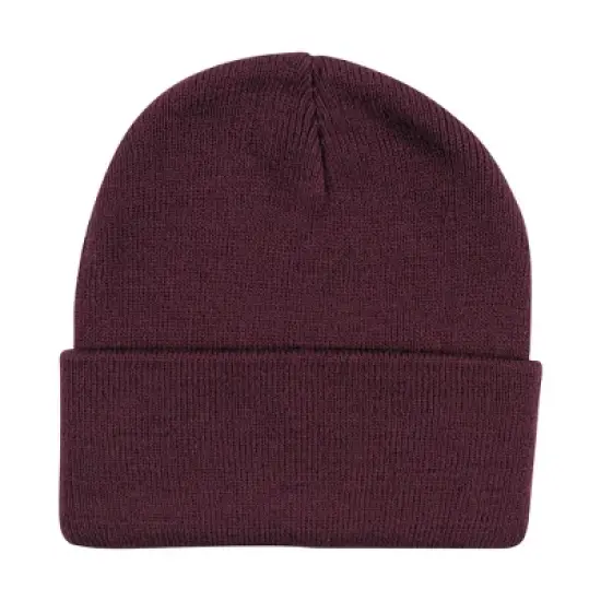 Hudson Baby Family Knit Cuffed Beanie 3pk, Navy Burgundy image {3}