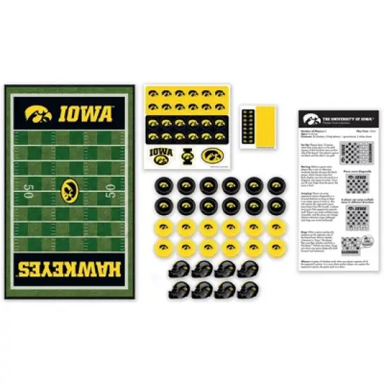 MasterPieces Officially licensed NCAA Iowa Hawkeyes Checkers Board Game for Families and Kids ages 6 and Up image {2}
