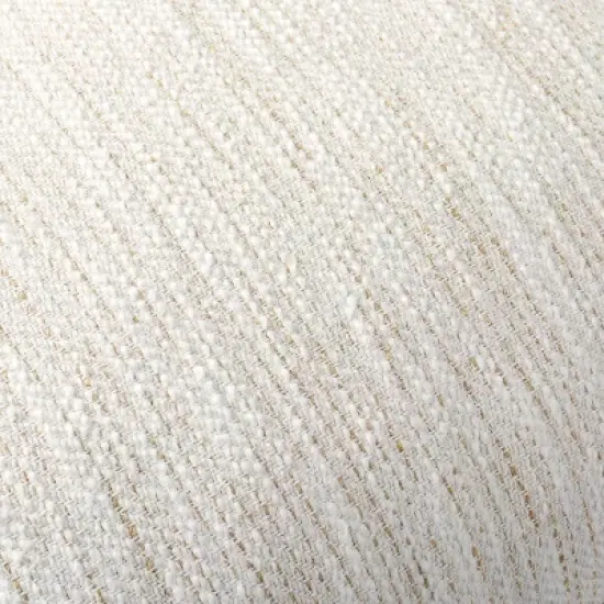 Textured Slub Stripe Square Throw Pillow Cream/Khaki - Hearth & Hand&trade; with Magnolia image {2}