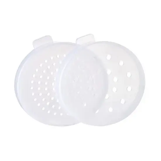 Winco Dredge Set with 3 Clear Snap-On Lids, 10 oz image {2}