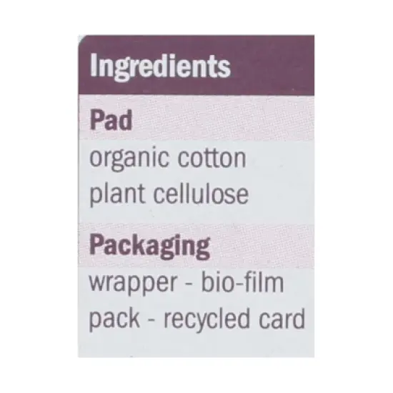 Natracare Organic Cotton Ultra Extra Pads Long - 8 ct image {3}