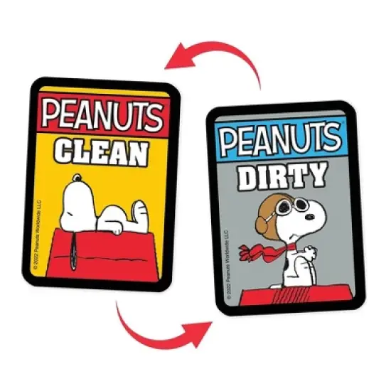Gamago Peanuts Snoopy & Ace Double-Sided Dishwasher Magnet image {6}
