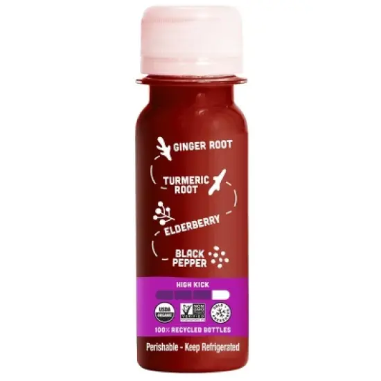 Vive Organic Immunity Boost Elderberry, Ginger & Turmeric Wellness Shot - 2 fl oz image {9}
