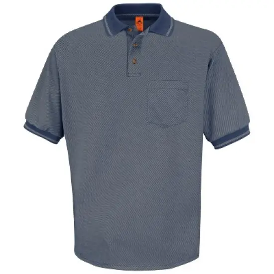 Red Kap&reg; Men's Short Sleeve Performance Knit&reg; Twill Polo image {5}