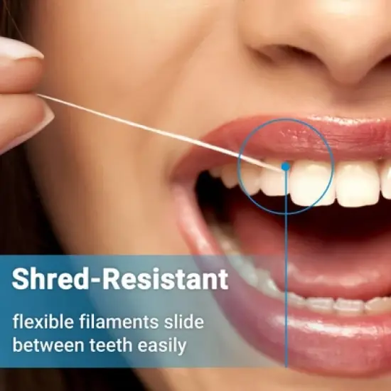 YEVYO Dental Floss - Ultra Strong Mint Floss for Deep Plaque Removal, Safe & PFAS-Free Floss Glide - 4 Rolls, 200m Total - Fresh Mint Flavor image {3}