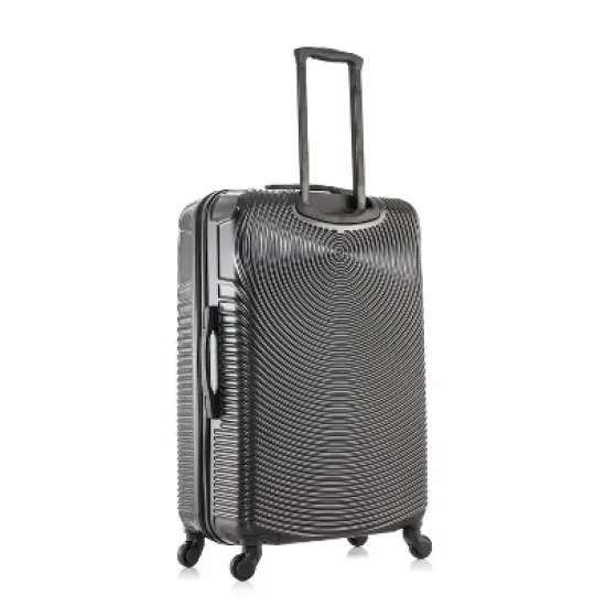 DUKAP Inception Lightweight Hardside Checked Spinner Luggage Set 3pc image {4}