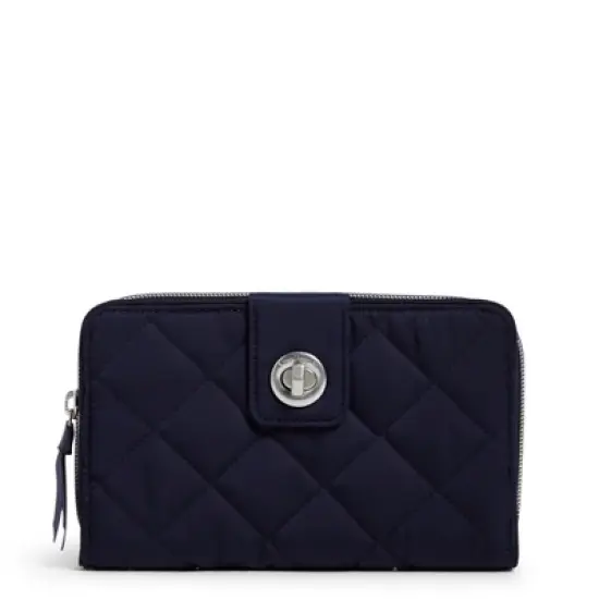 Vera Bradley Women's Performance Twill RFID Turnlock Wallet image {7}
