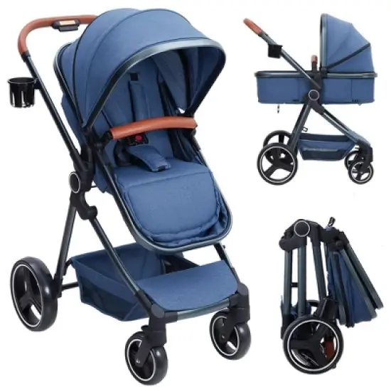 Convertible Baby Stroller, Foldable Pushchair image {8}