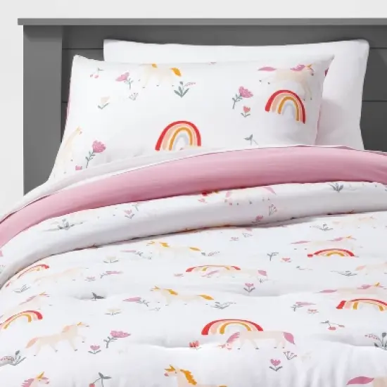 Unicorn Cotton Kids' Comforter Set - Pillowfort&trade; image {7}