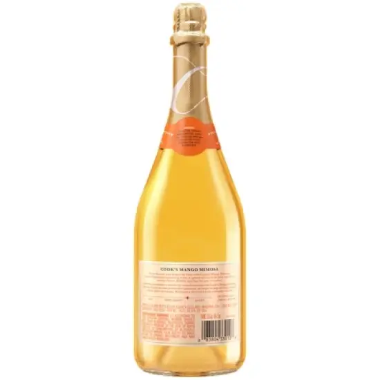 Cook's Mango Mimosa California Sparkling White Wine - 750ml Bottle image {1}