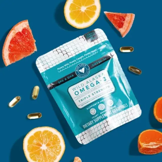 Trident Pure Catch Wild Alaska Omega-3 Triple Strength Softgels - 60ct image {1}