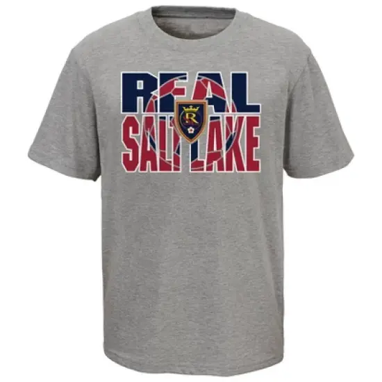MLS Real Salt LaLe Boys' Gray Poly T-Shirt image {1}