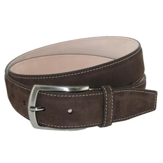 CrookhornDavis Men's Monza Suede Belt with Contrast Stitch image {6}