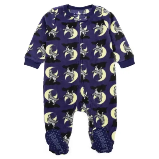 Leveret Footed Sleeper Fleece Pajamas image {12}
