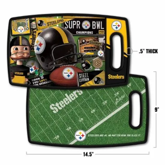 NFL Pittsburgh Steelers Retro Series Cutting Board image {1}