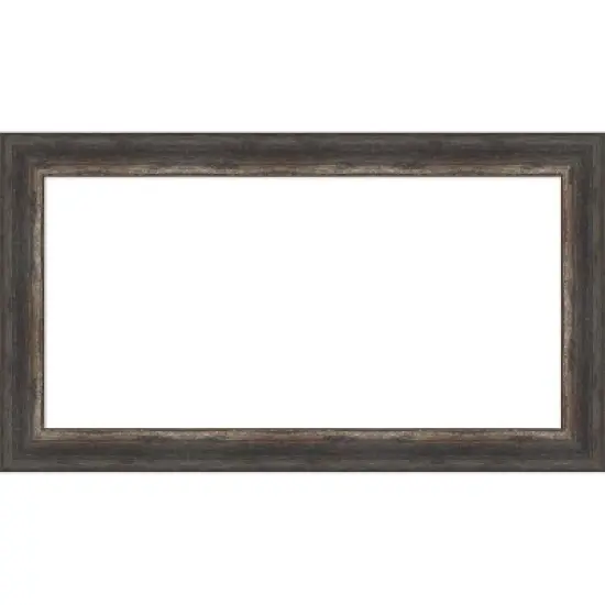 Amanti Art Bark Rustic Char Narrow Framed Dry Erase Magnetic Board image {11}