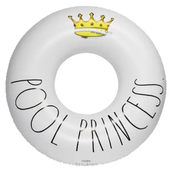 CocoNut Float Rae Dunn 48" Ring Pool Float image {10}