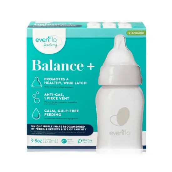 Evenflo Balance Standard-Neck Anti-Colic Baby Bottles - 9oz image {1}