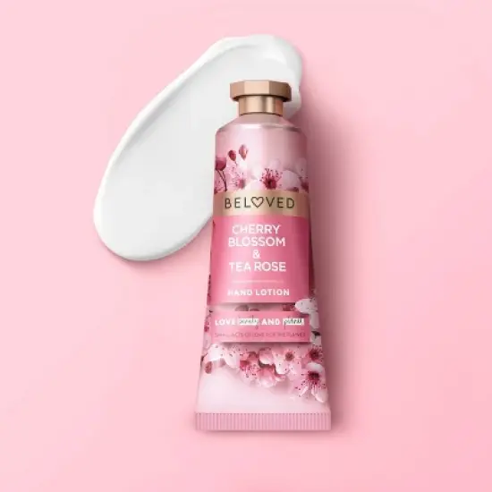 Beloved Cherry Blossom & Tea Rose Hand Lotion, Travel Size - 1oz image {3}