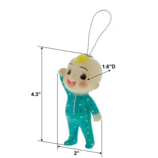 CoComelon Christmas Tree Ornament Set, Pack of 3 image {1}